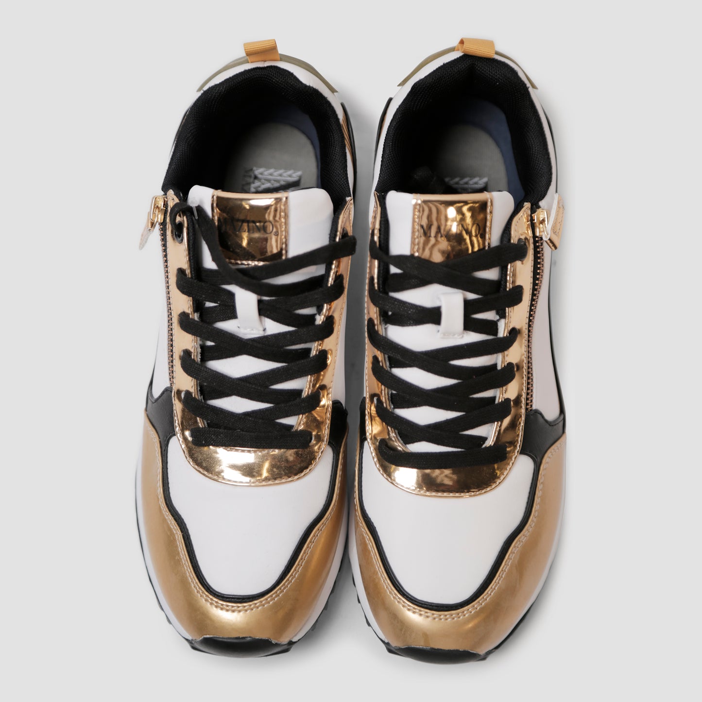 Luxe Gold Rush Sneakers