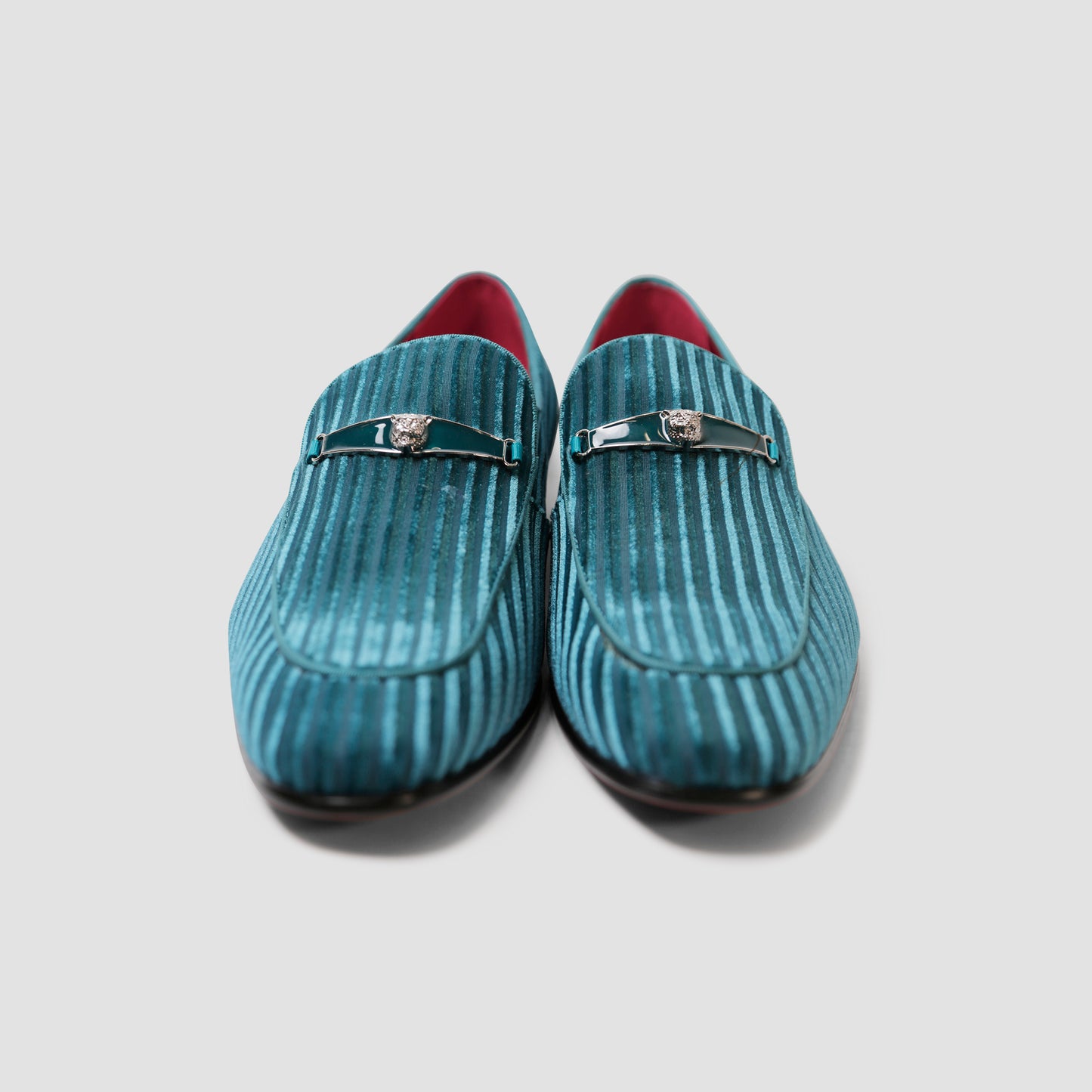 Teal Tiger Loafers