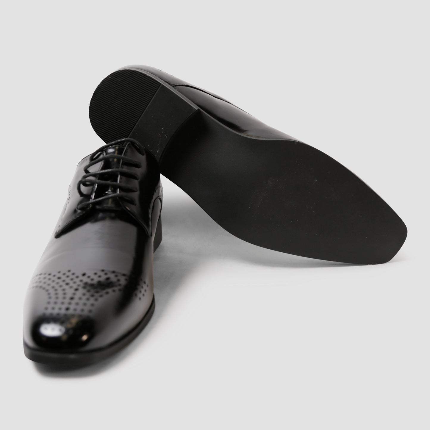 Black Brogue Oxfords