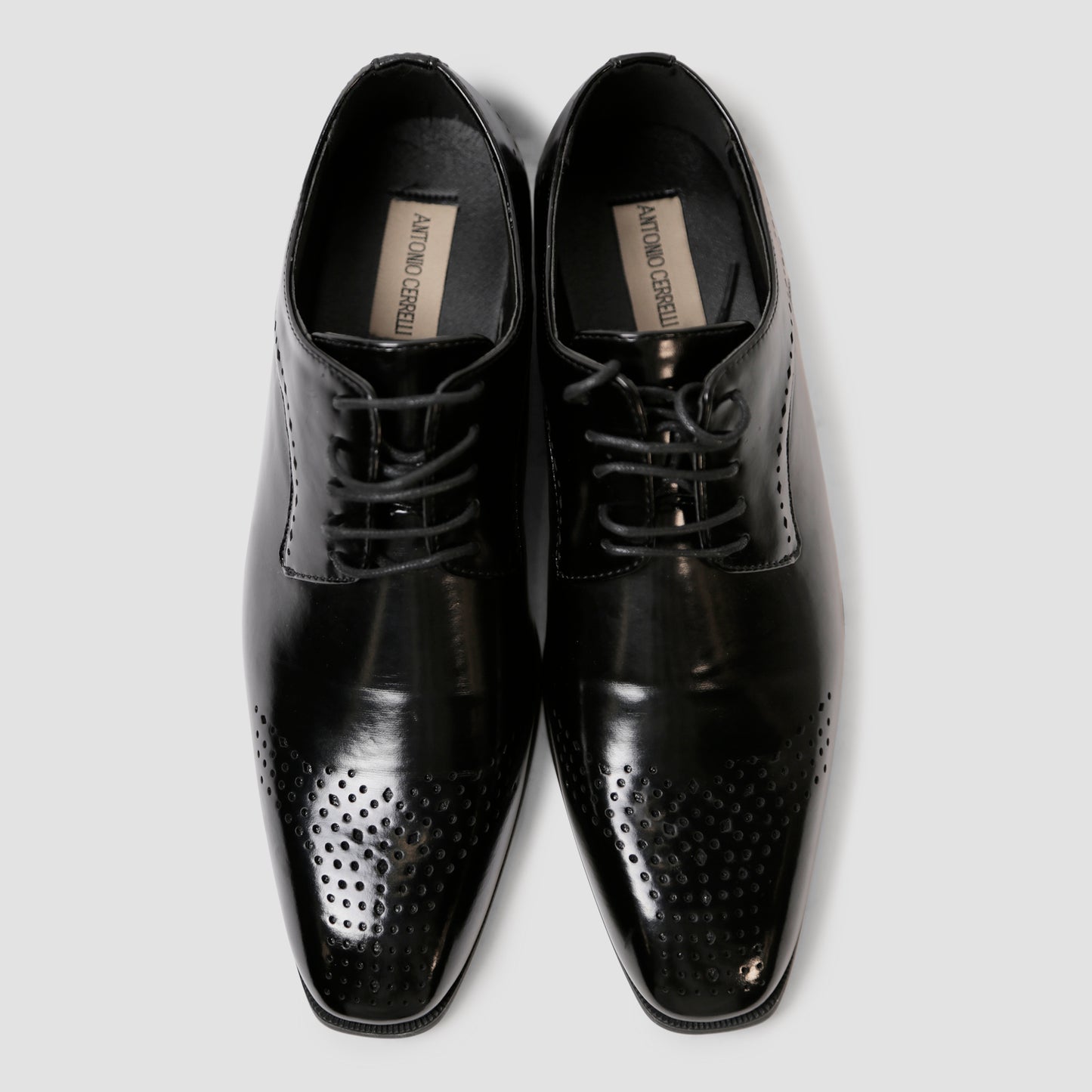 Black Brogue Oxfords