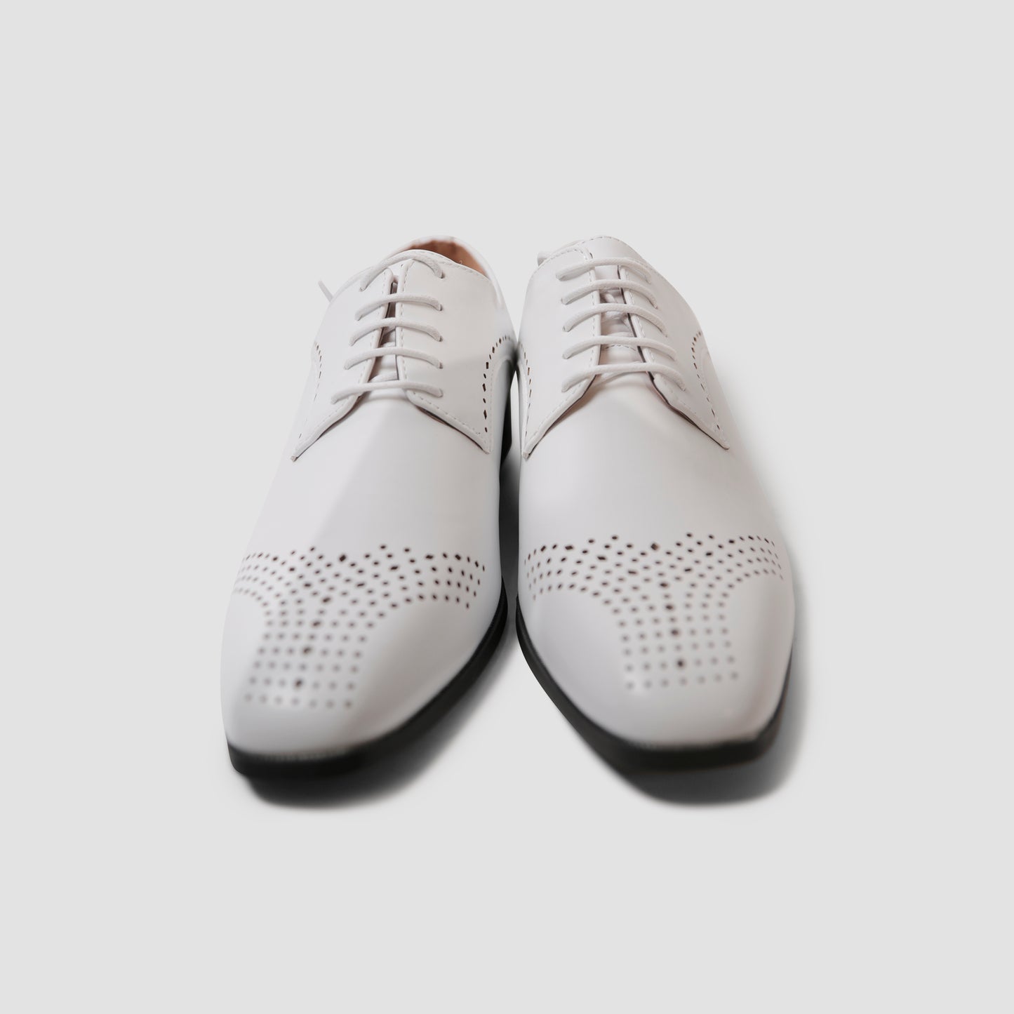 Snow White Brogue Oxfords