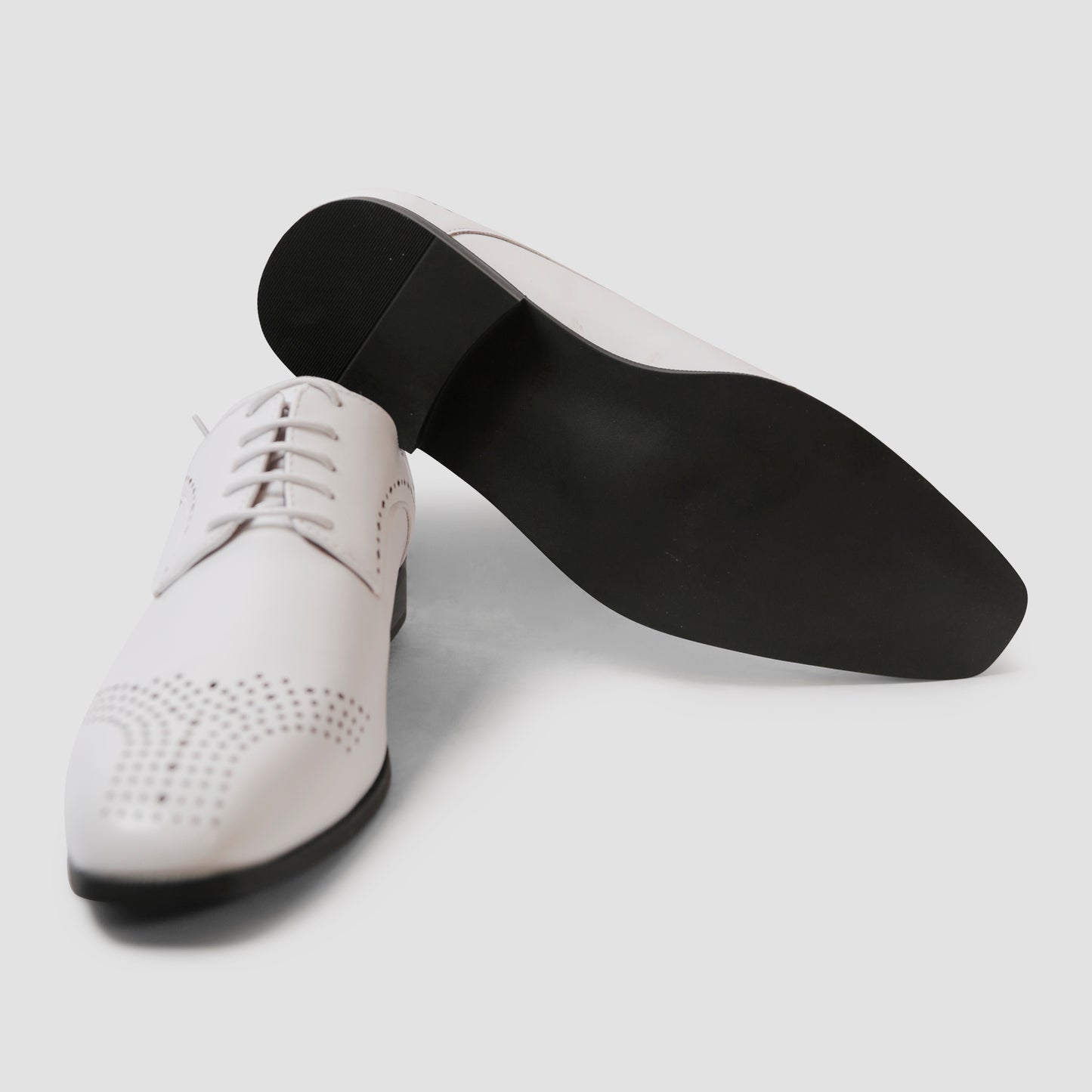 Snow White Brogue Oxfords