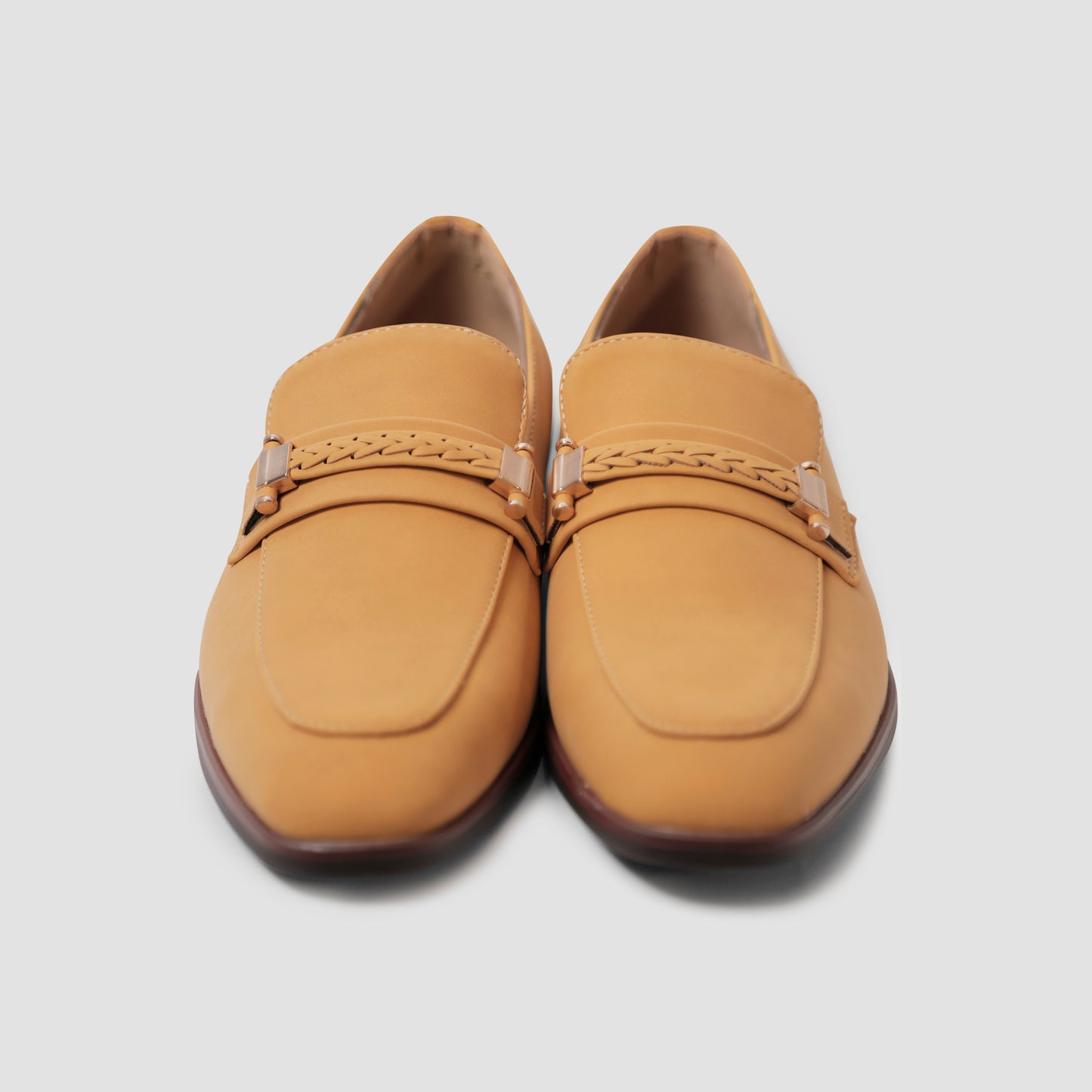 Mustard Suede Loafers