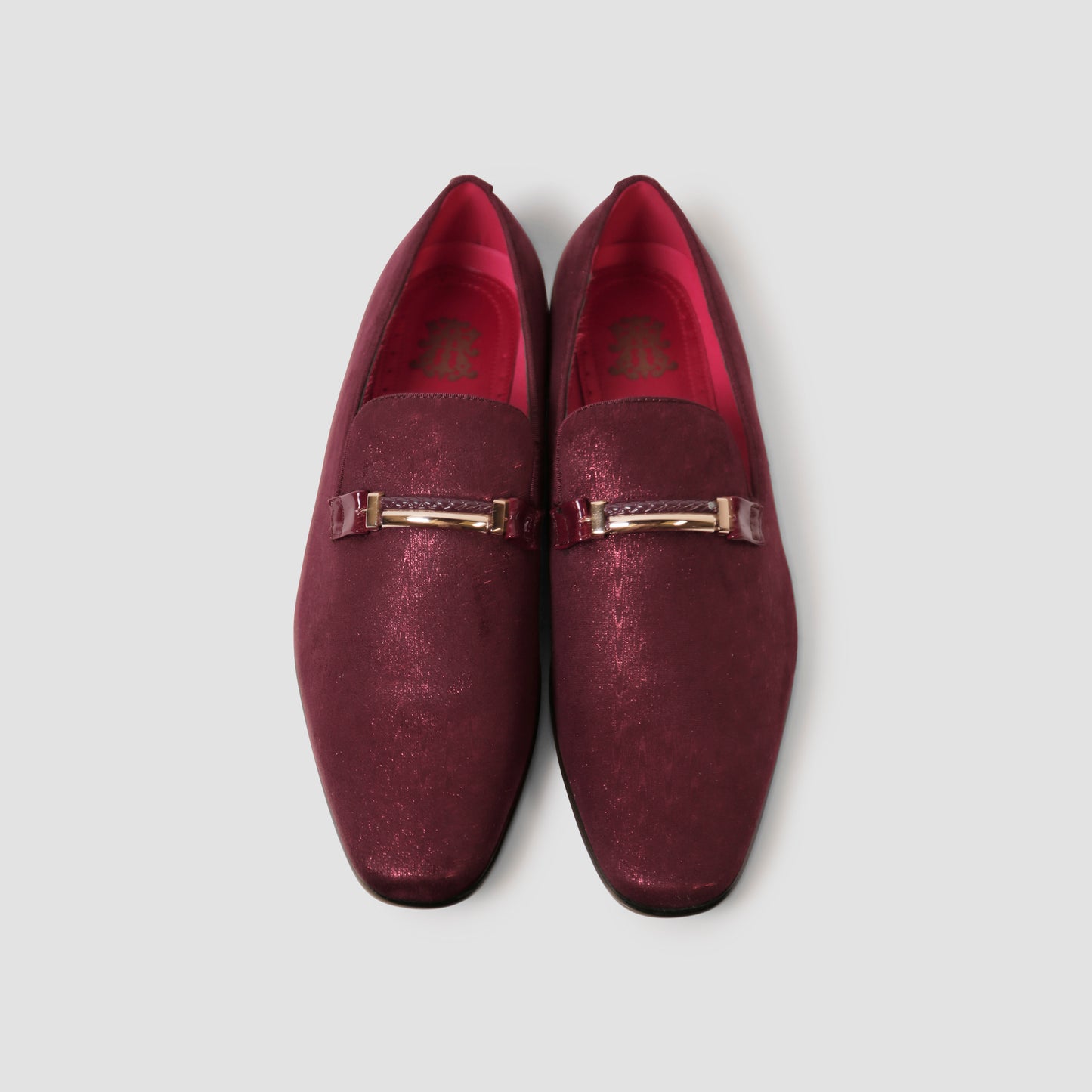 Burgundy Shine Loafers