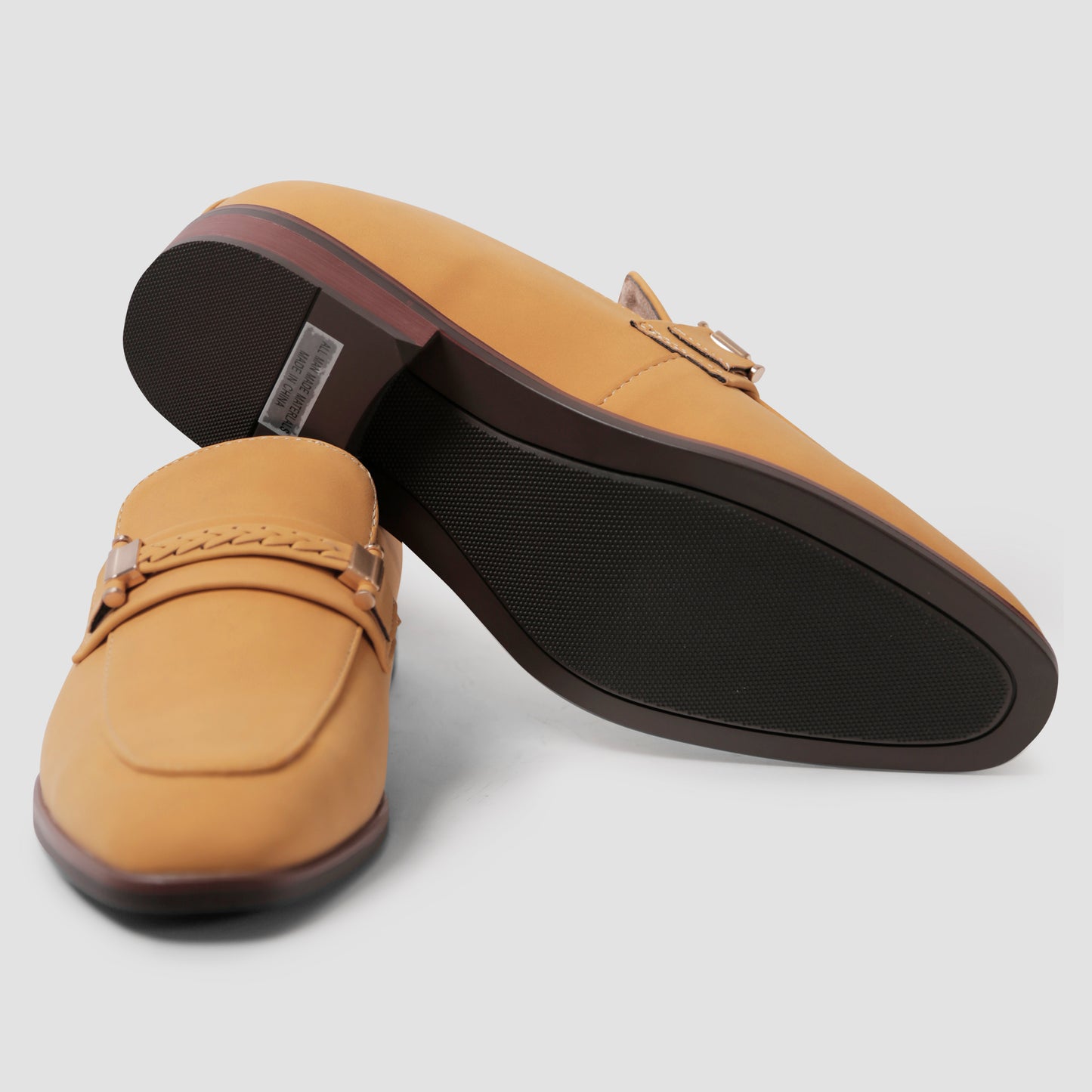 Mustard Suede Loafers
