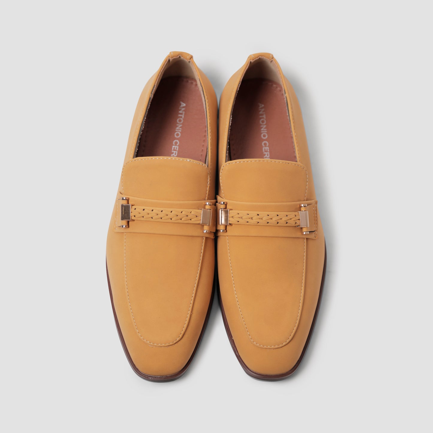 Mustard Suede Loafers