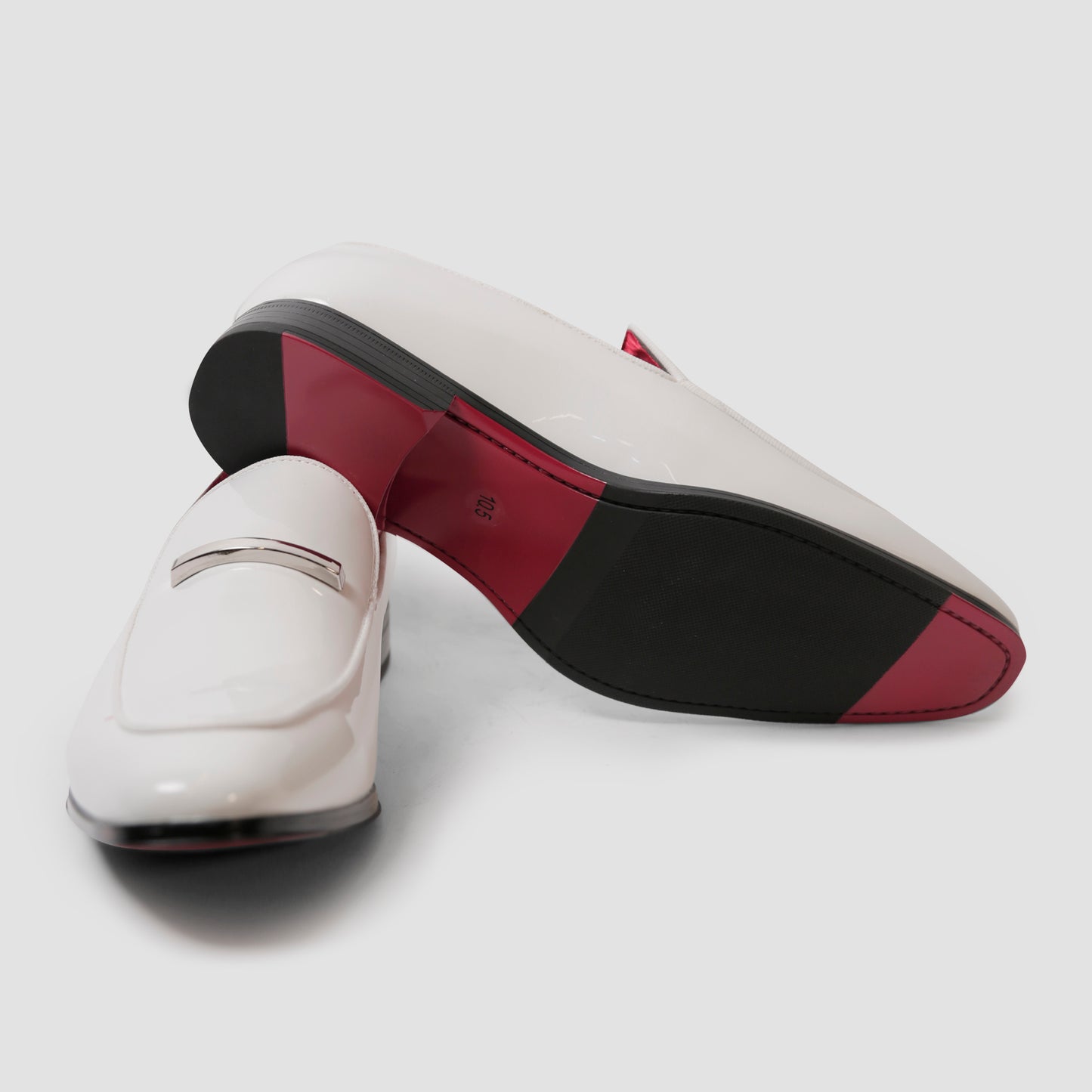White Patent Loafers
