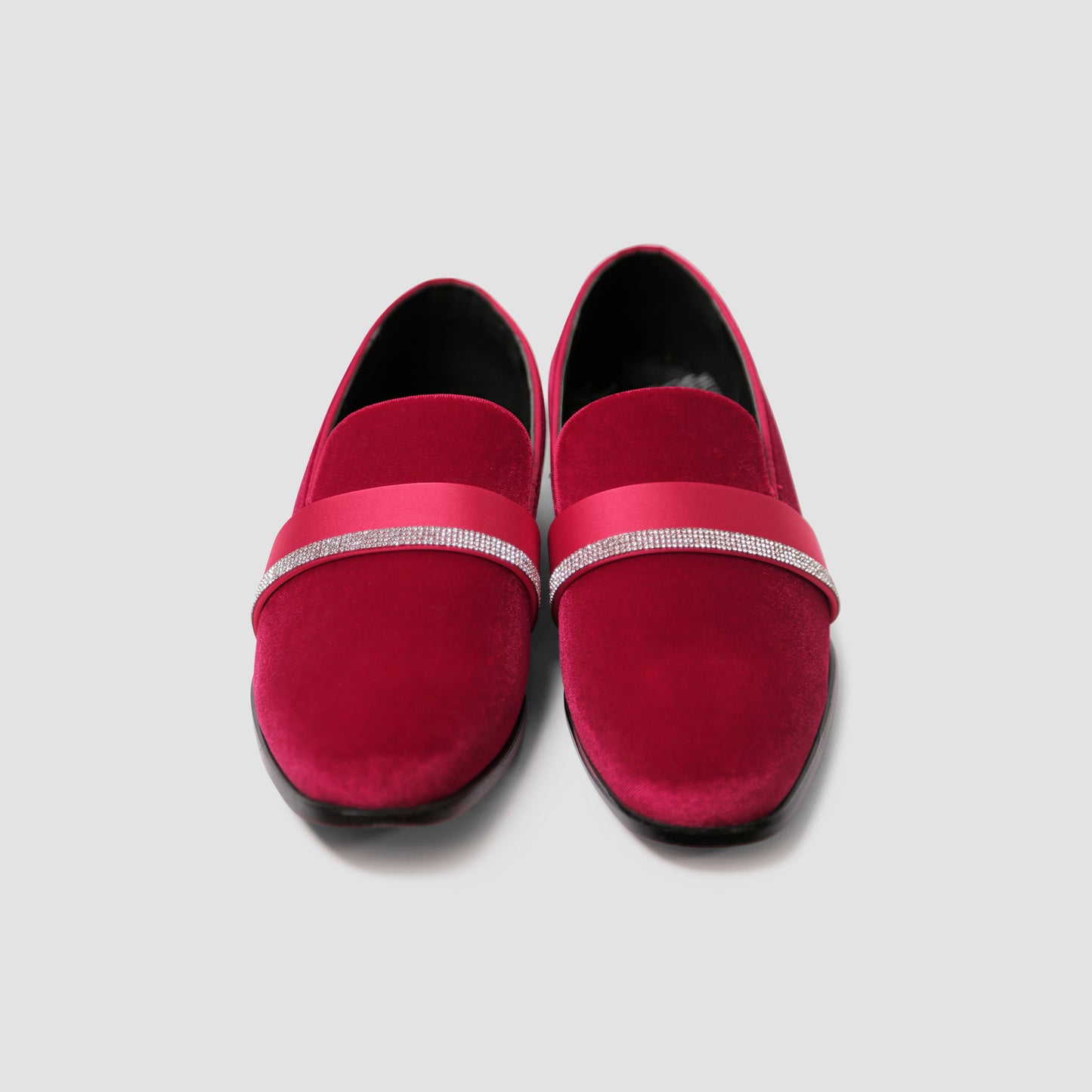 Red Velvet Loafers