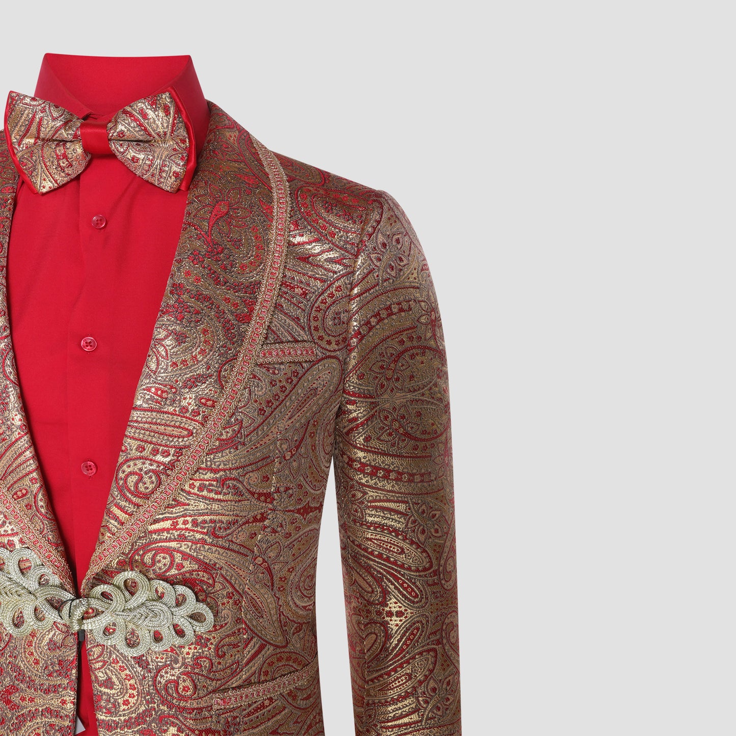 Red & Gold Fashion Suit