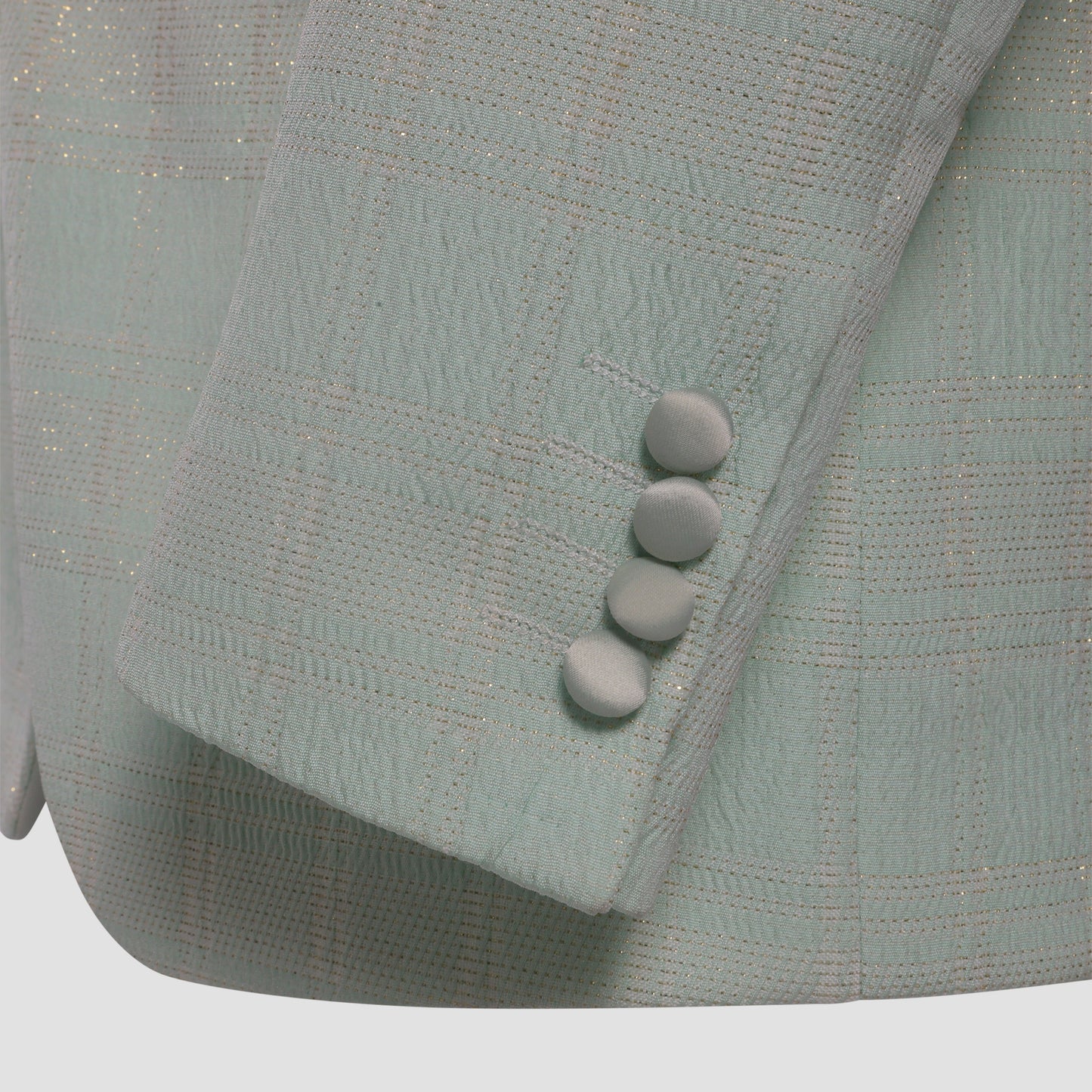 Mint Green Checkered Tuxedo