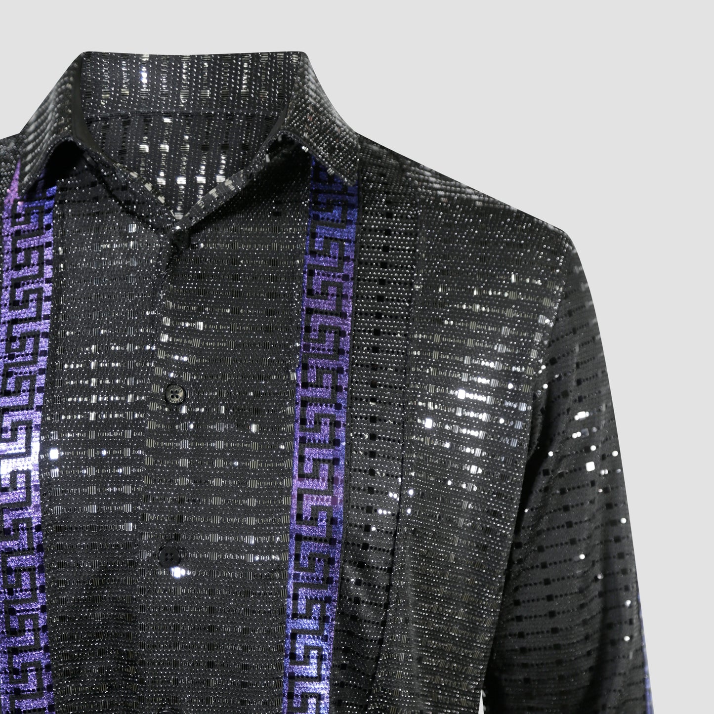 Midnight Sequin Gala Shirt