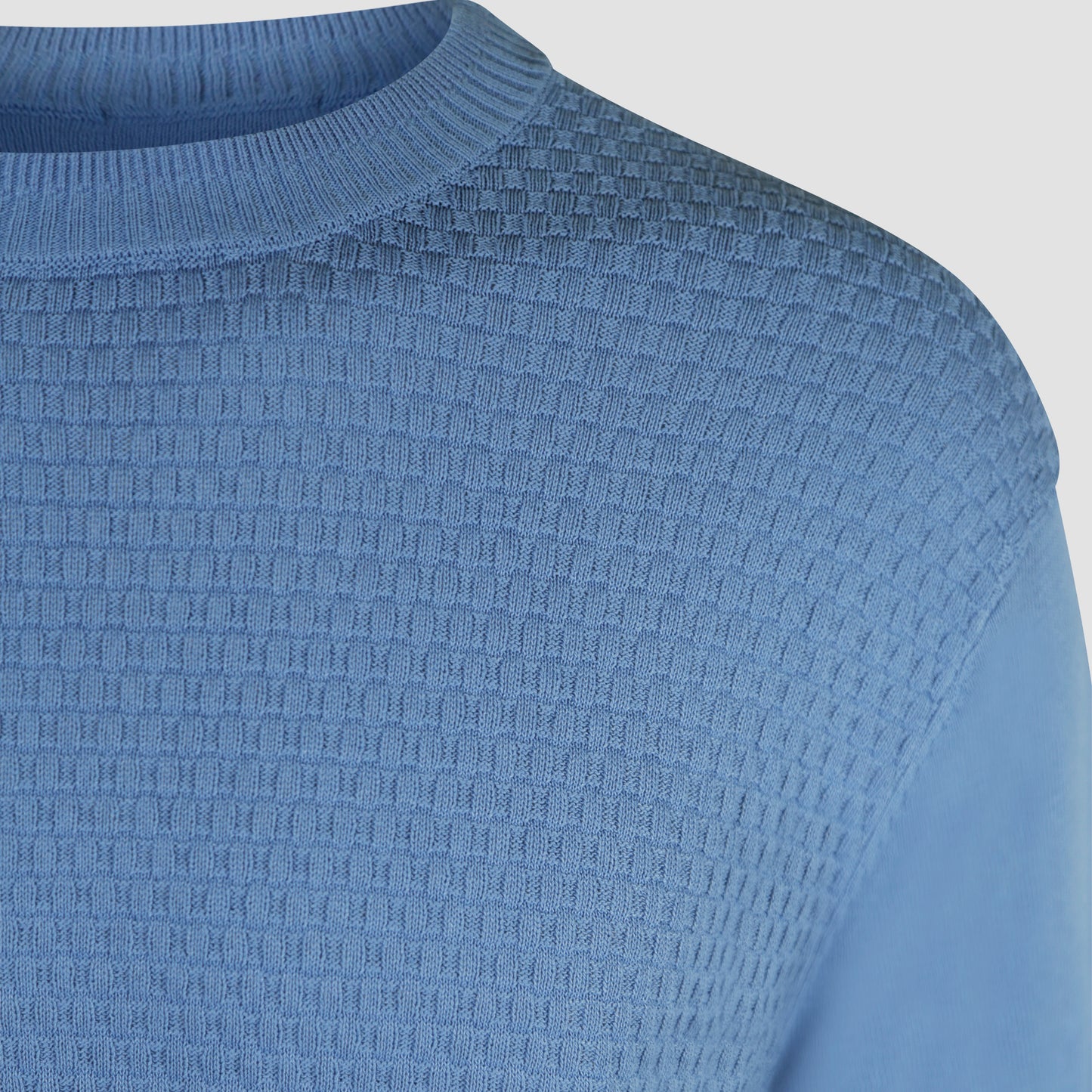Sky Blue Textured Tee