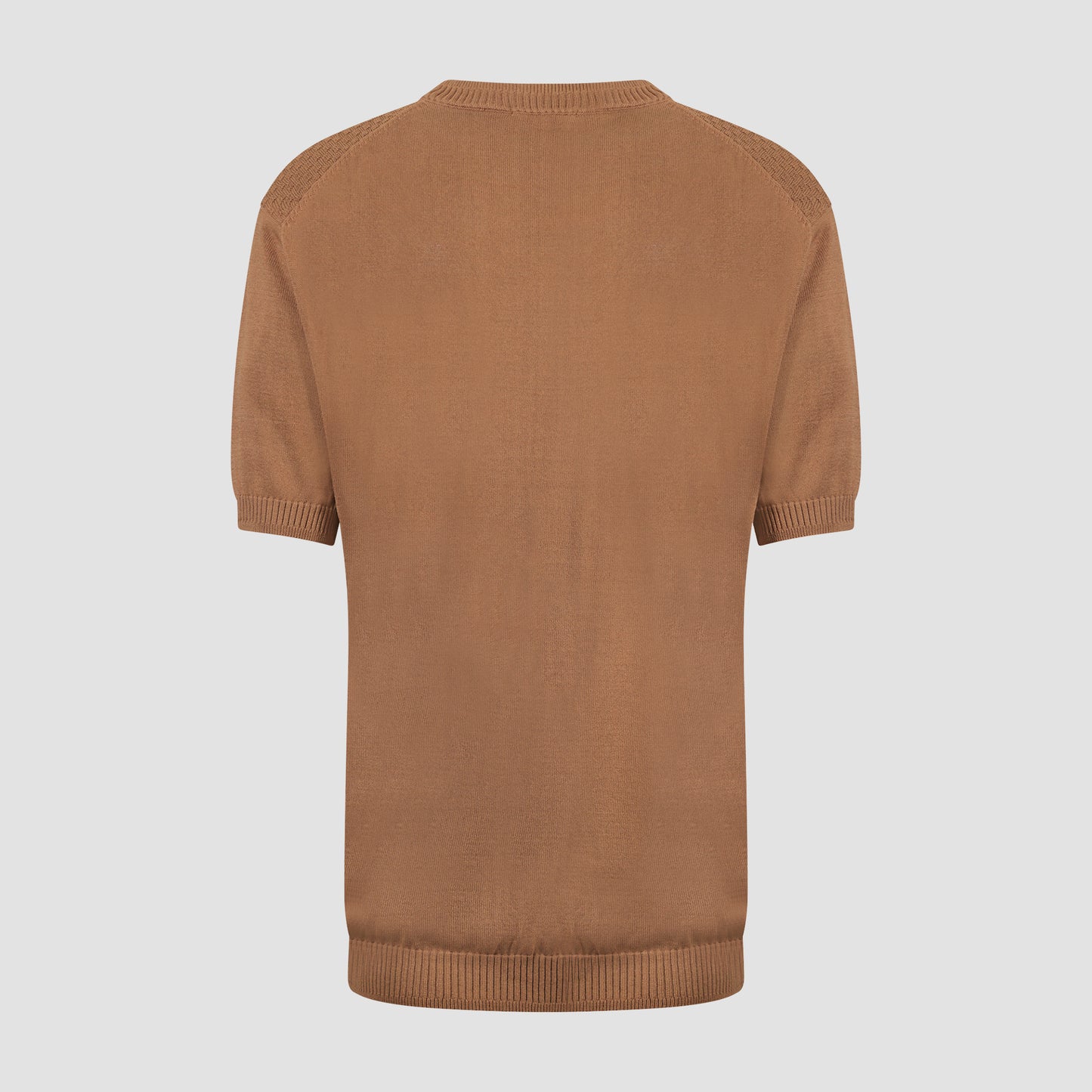 Caramel Waffle Weave Tee