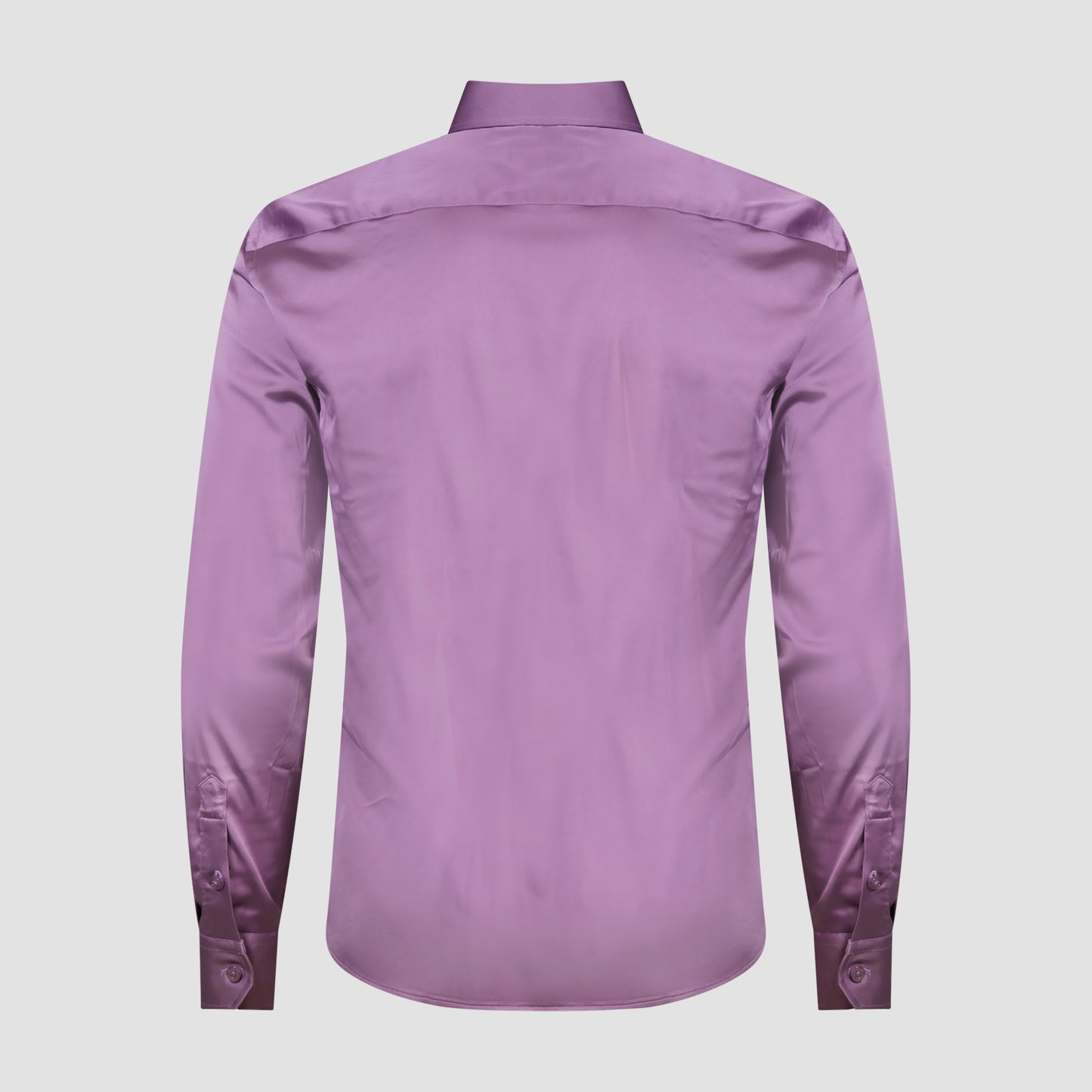 Lavender Satin Dress Shirt