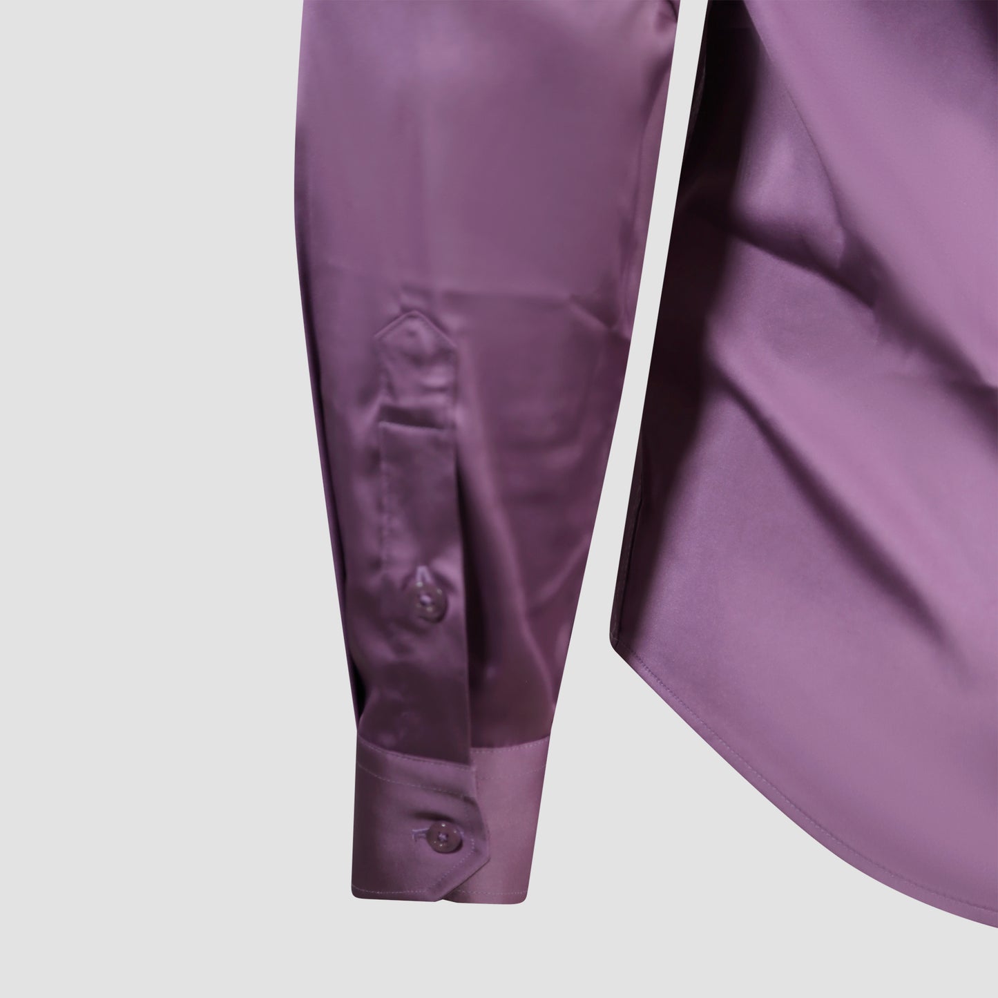 Lavender Satin Dress Shirt