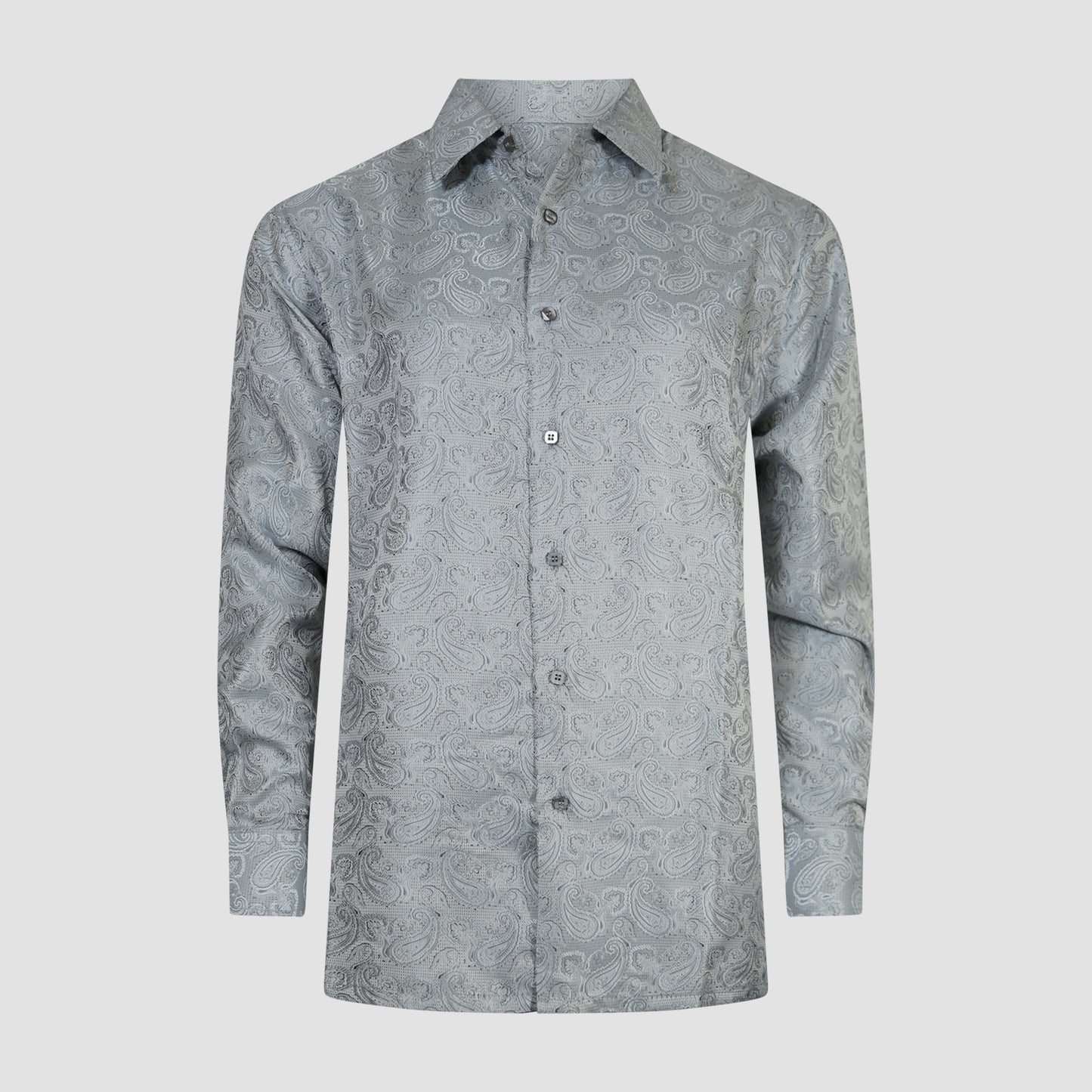Silver Paisley Shirt
