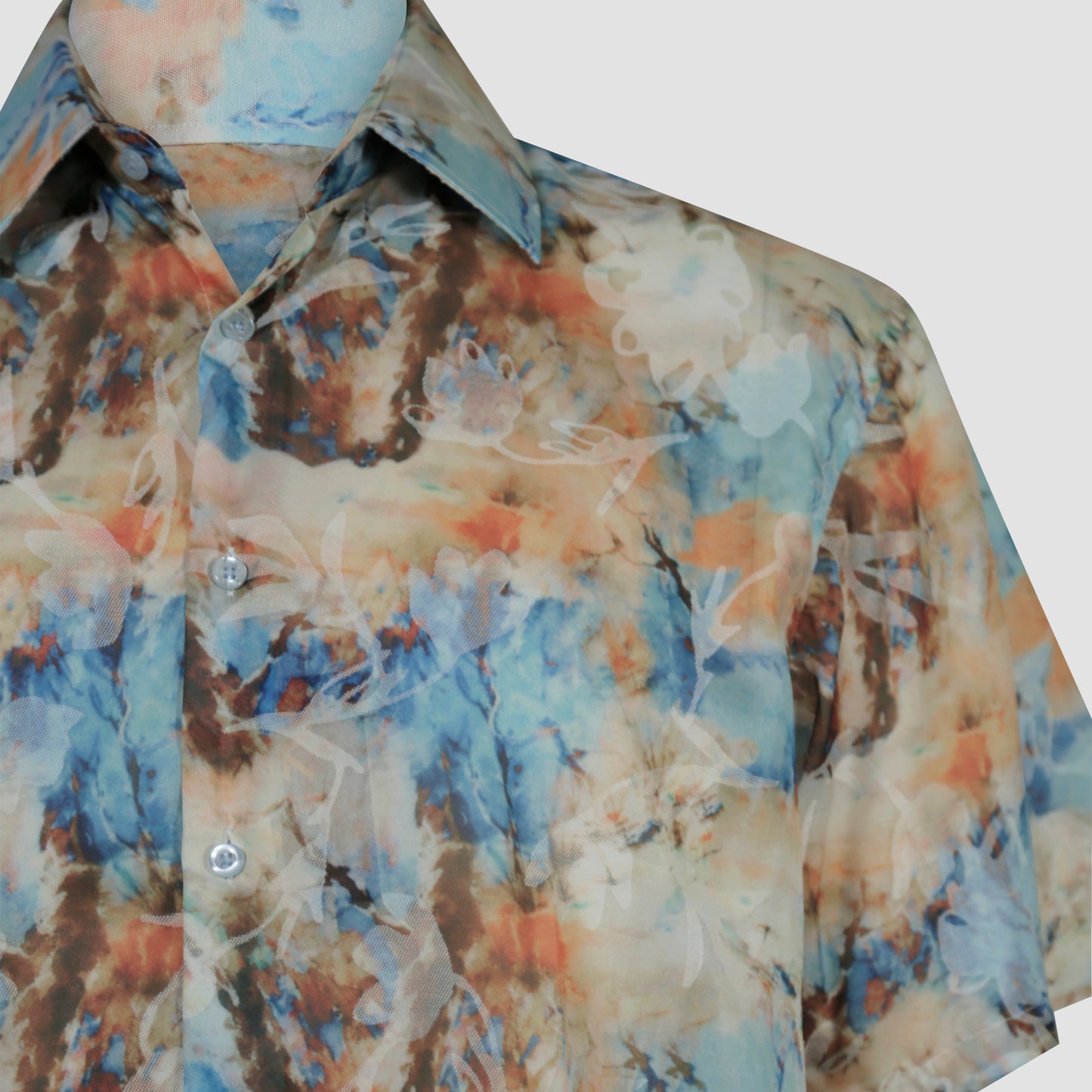 Abstract Multi-Color Shirt
