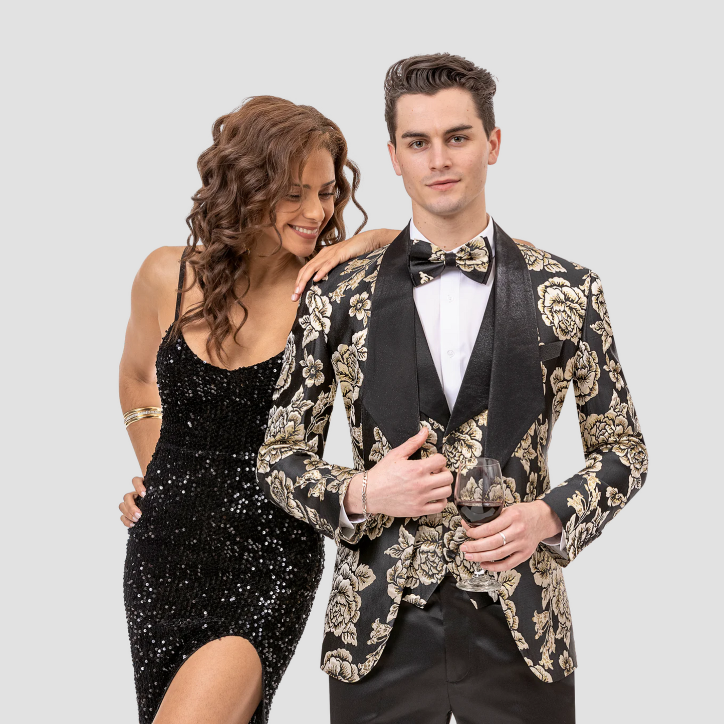 Imperial Gold Floral Blazer