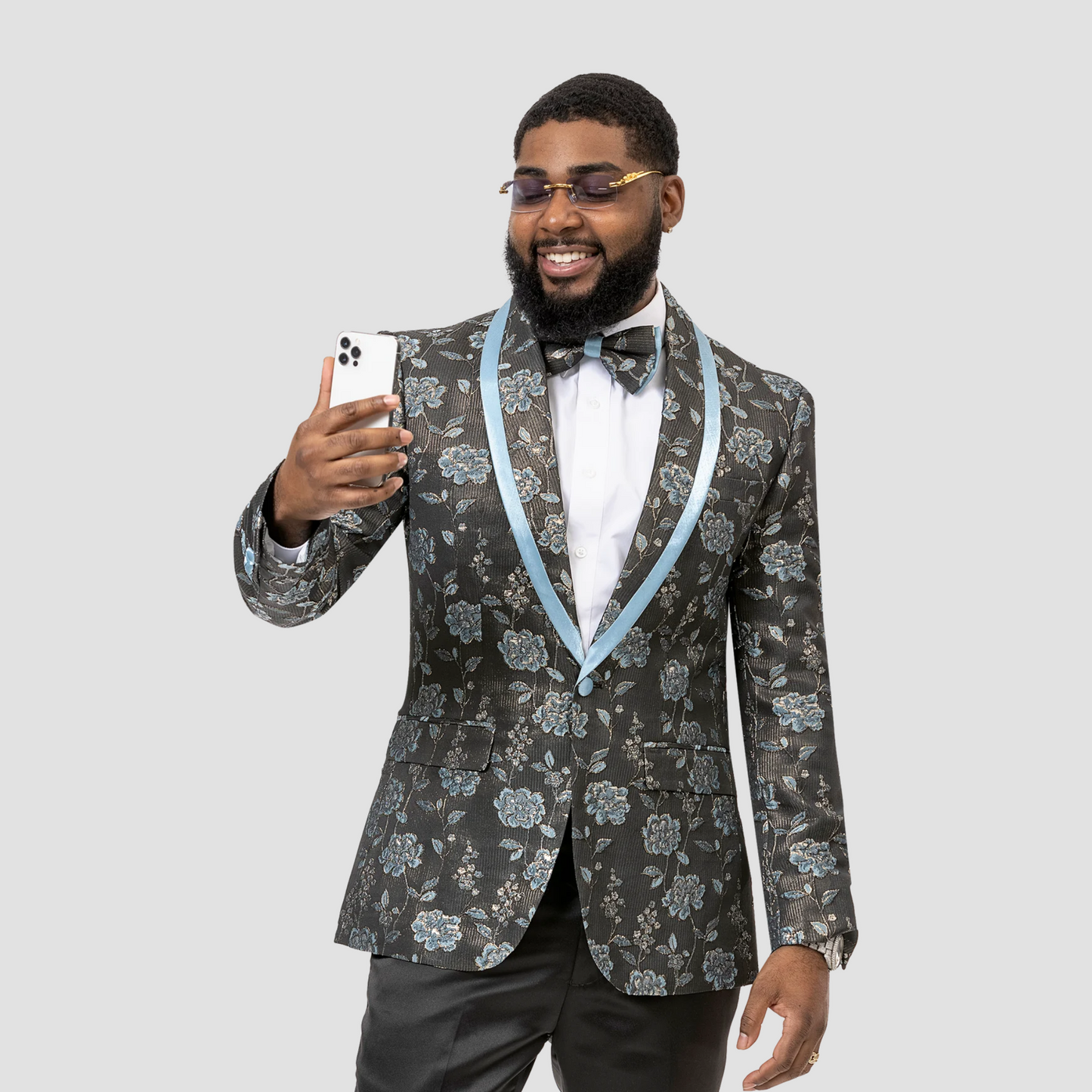 Midnight Bloom Blazer