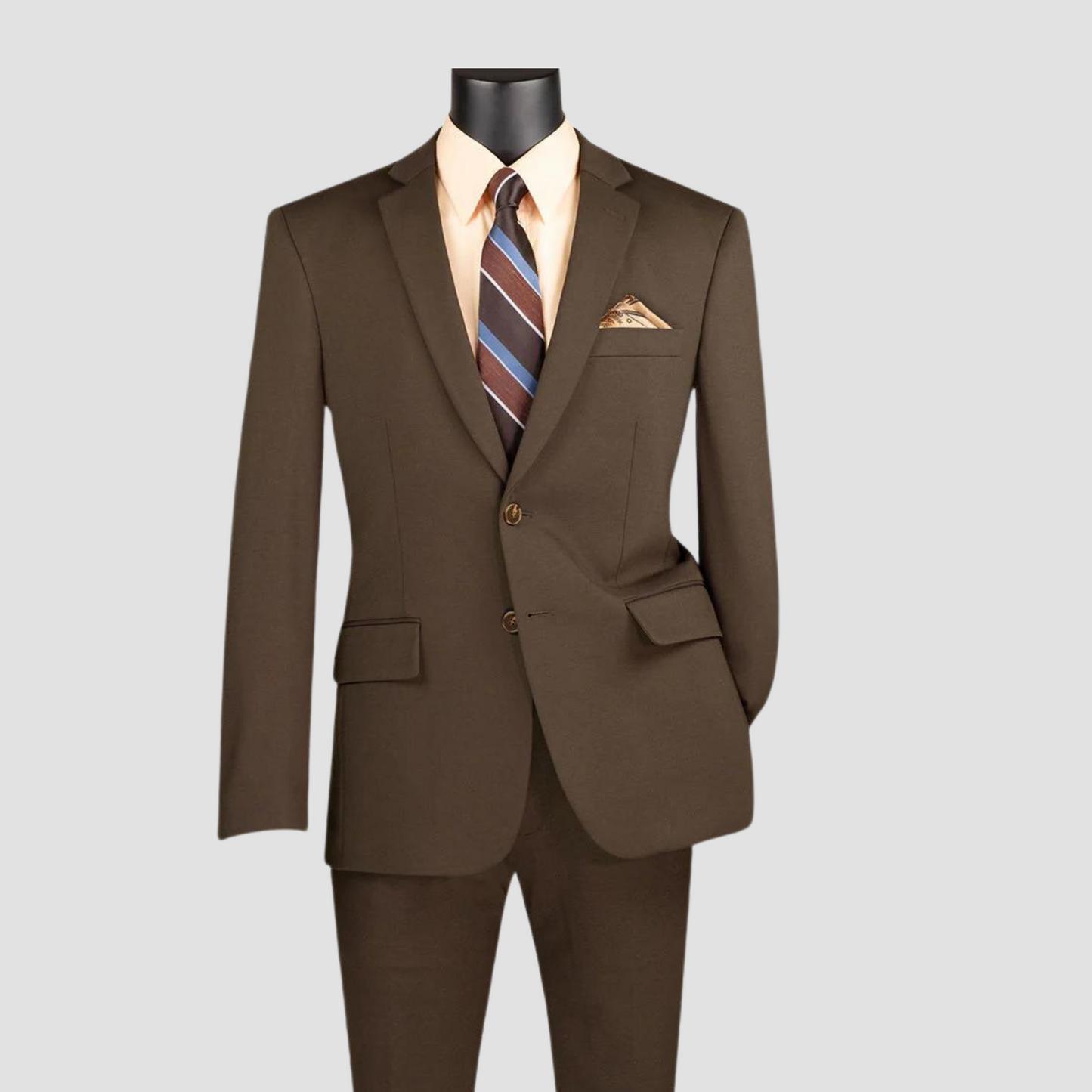 Espresso Brown Suit