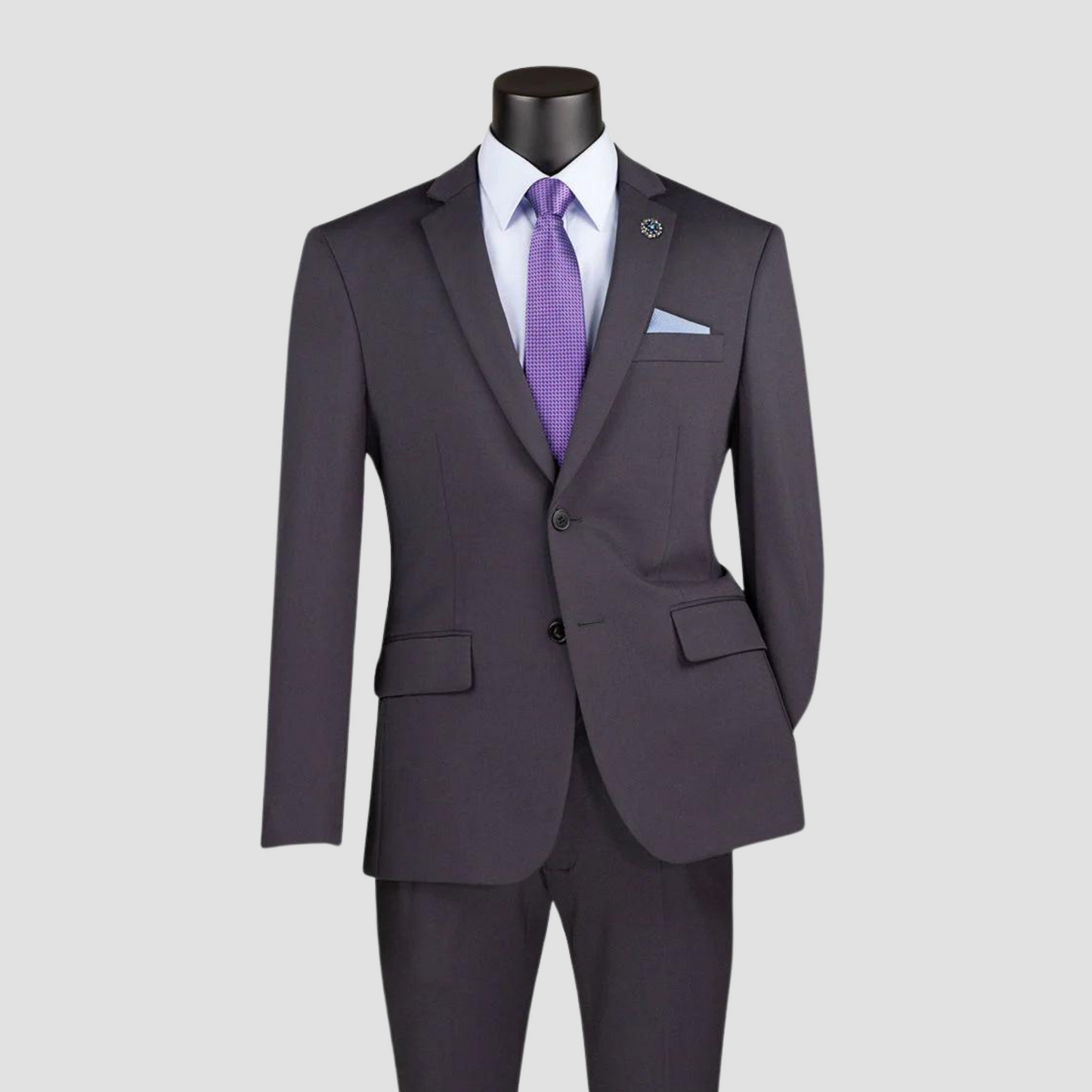 Charcoal Elegance Suit