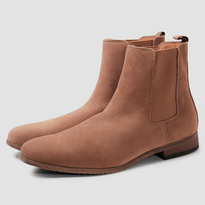 Suede Tan Chelsea Boots