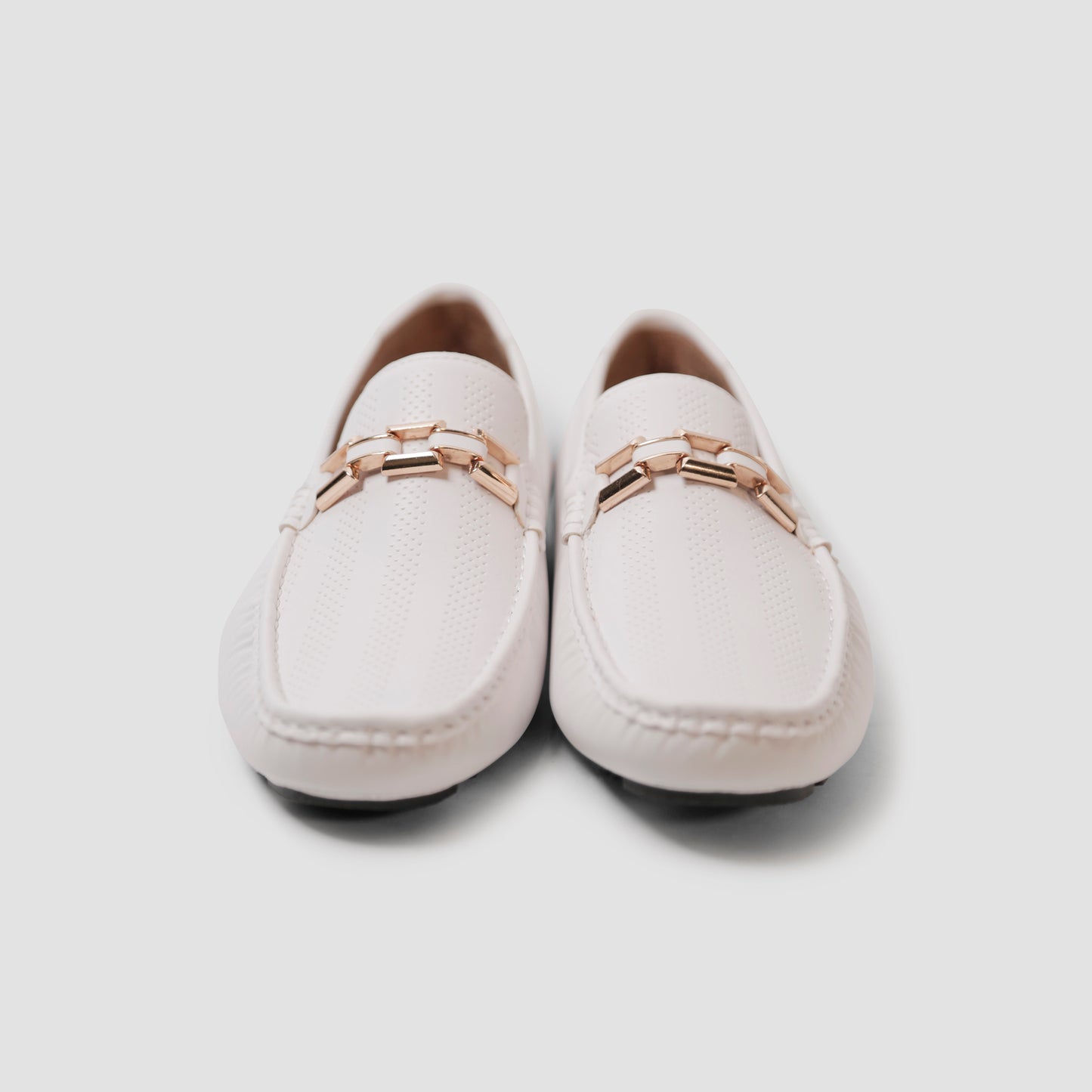 Pure White Loafers