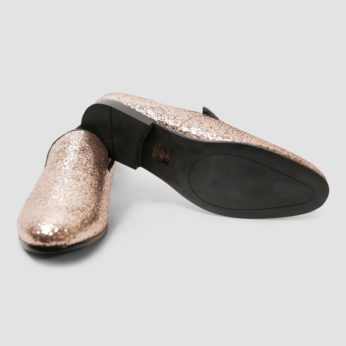 Golden Sparkle Loafers