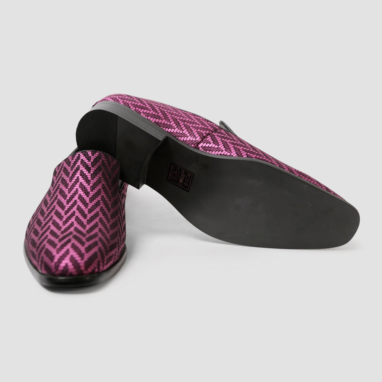 Magenta Matrix Loafers