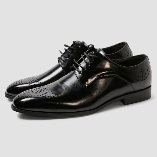 Black Brogue Oxfords