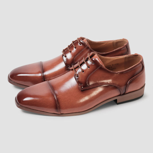 Classic Brown Derby Shoes