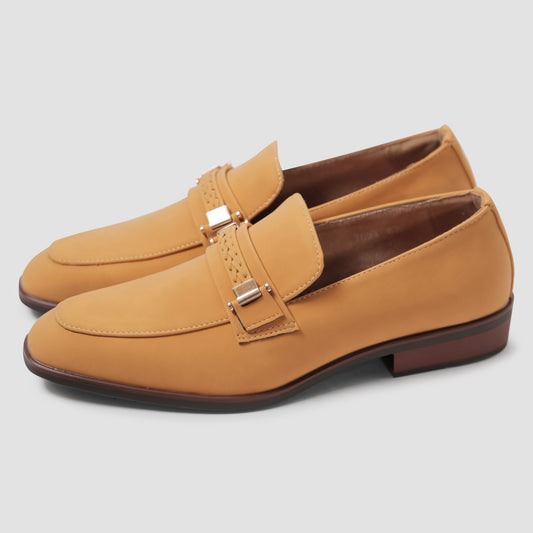 Mustard Suede Loafers