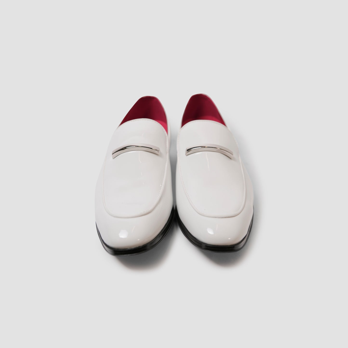 White Patent Loafers