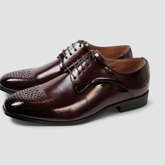 Burgundy Oxford Brogues