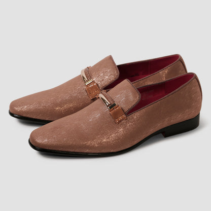 Tan Shine Loafers