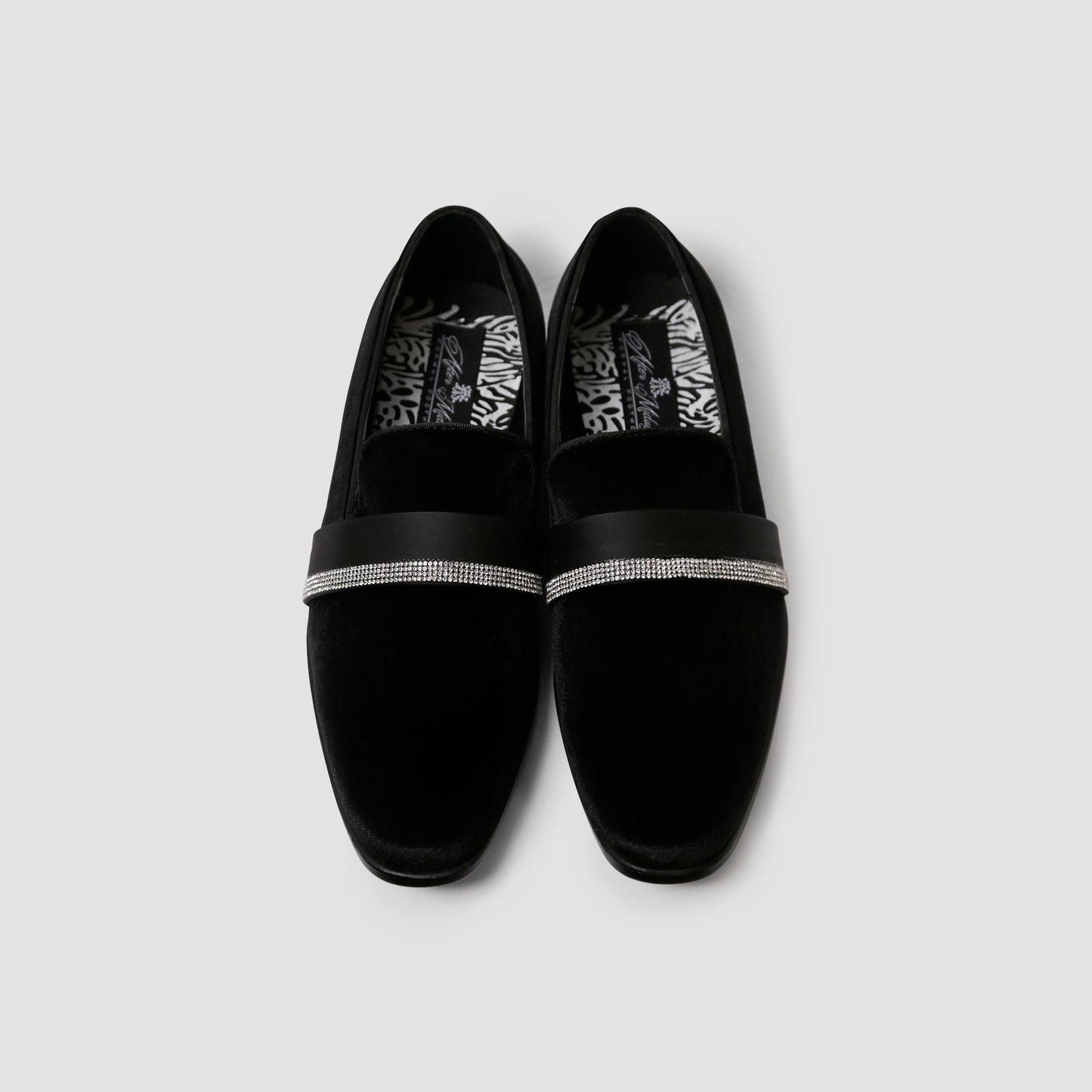 Black Velvet Loafers