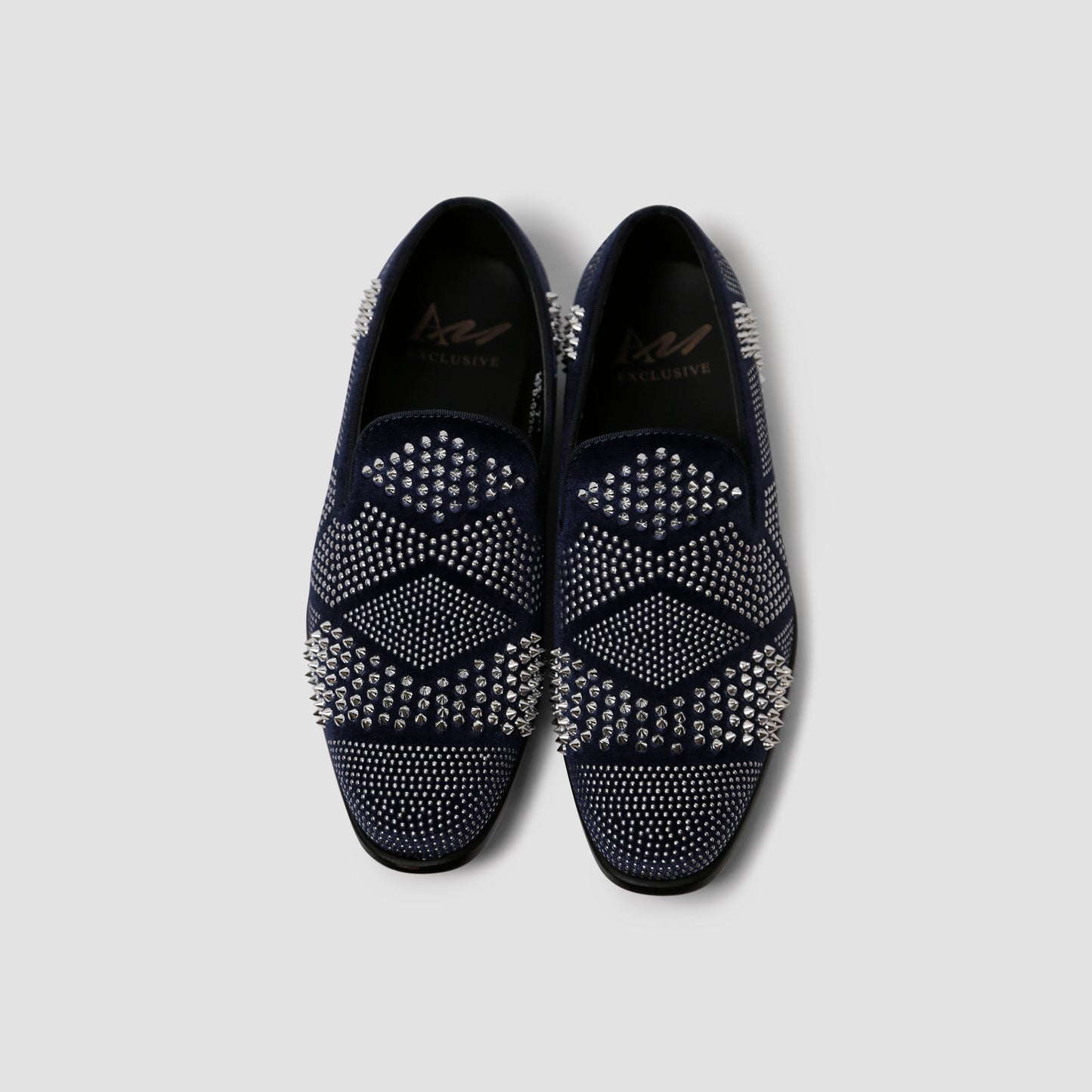 Midnight Studded Loafers