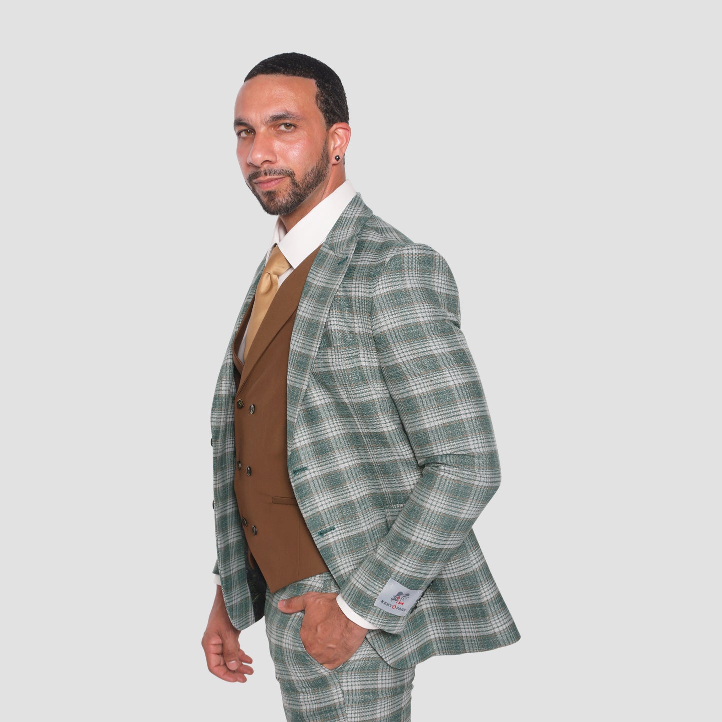 Green Plaid Suit