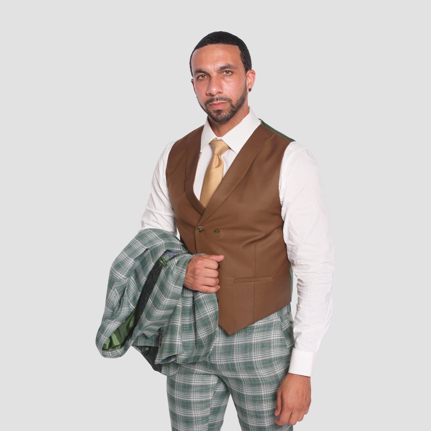 Green Plaid Suit