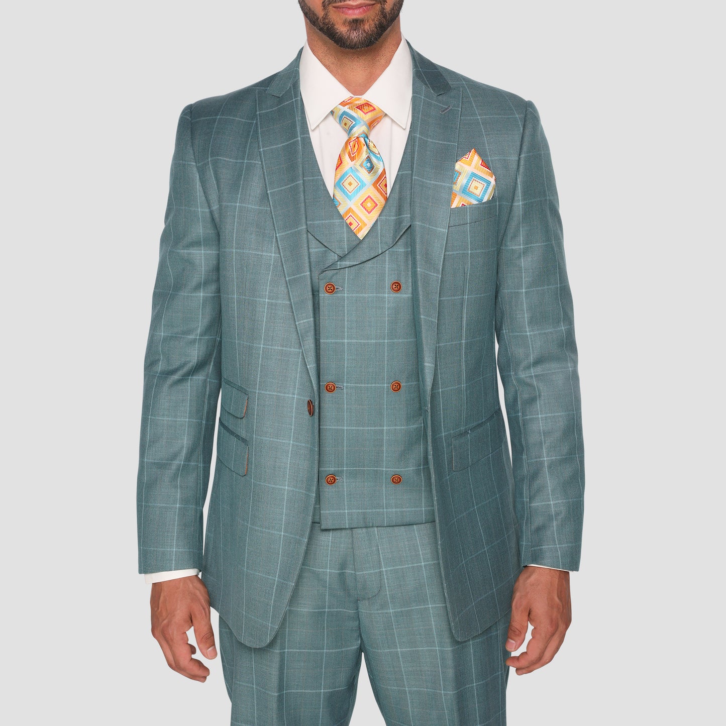 Green Check Suit