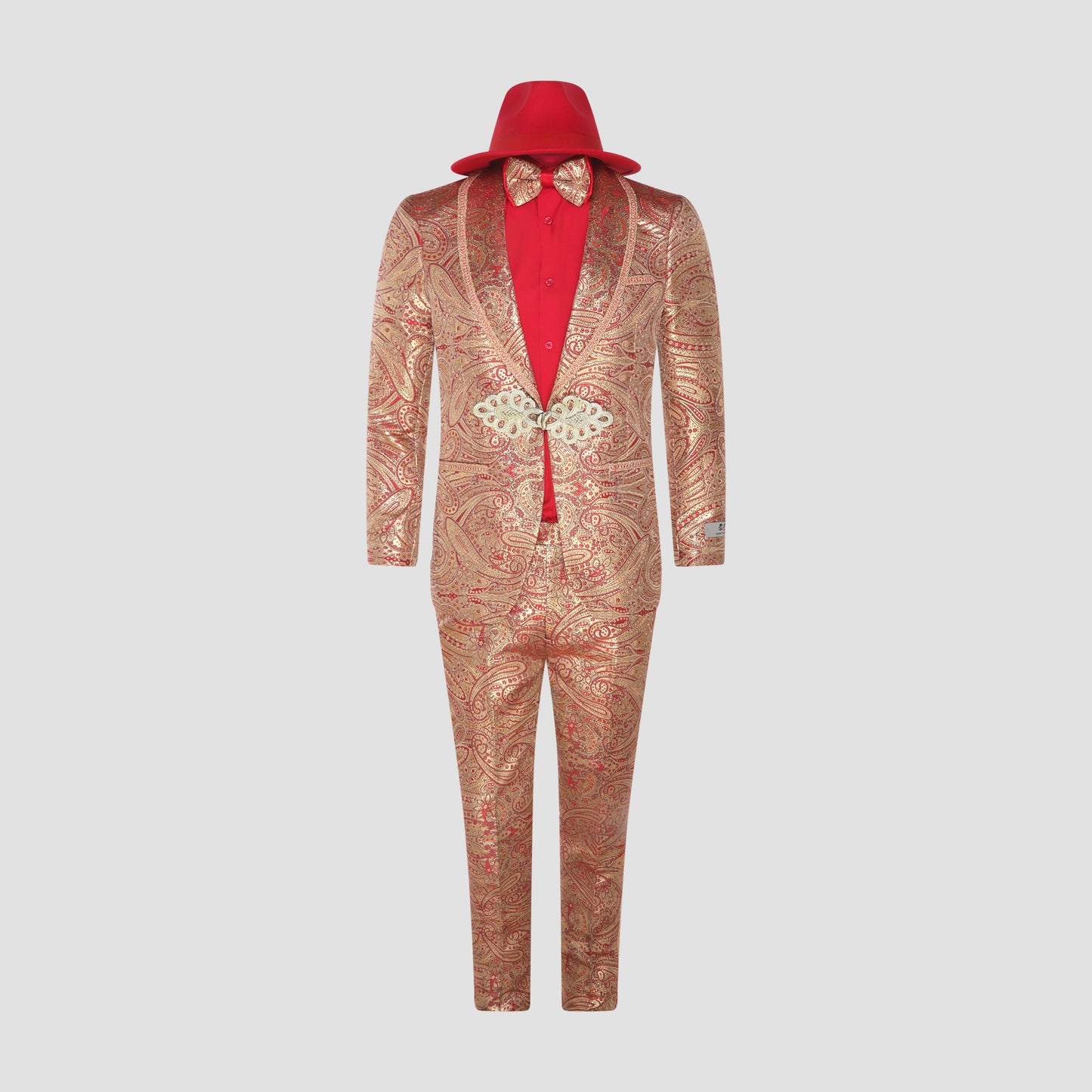 Red & Gold Fashion Suit