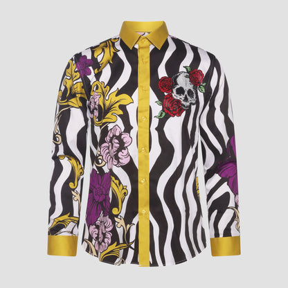 B&W Zebra Designer Shirt