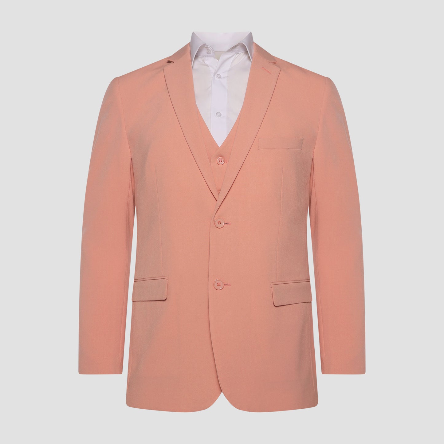 Solid Peach Suit