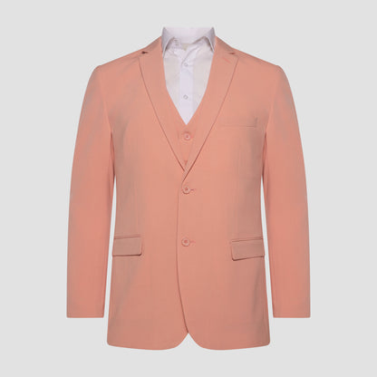 Solid Peach Suit