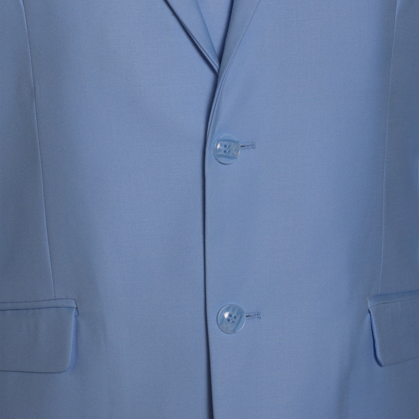 Light Blue Solid Suit