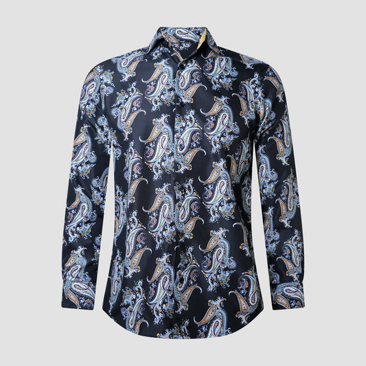 Midnight Paisley Elegance Shirt