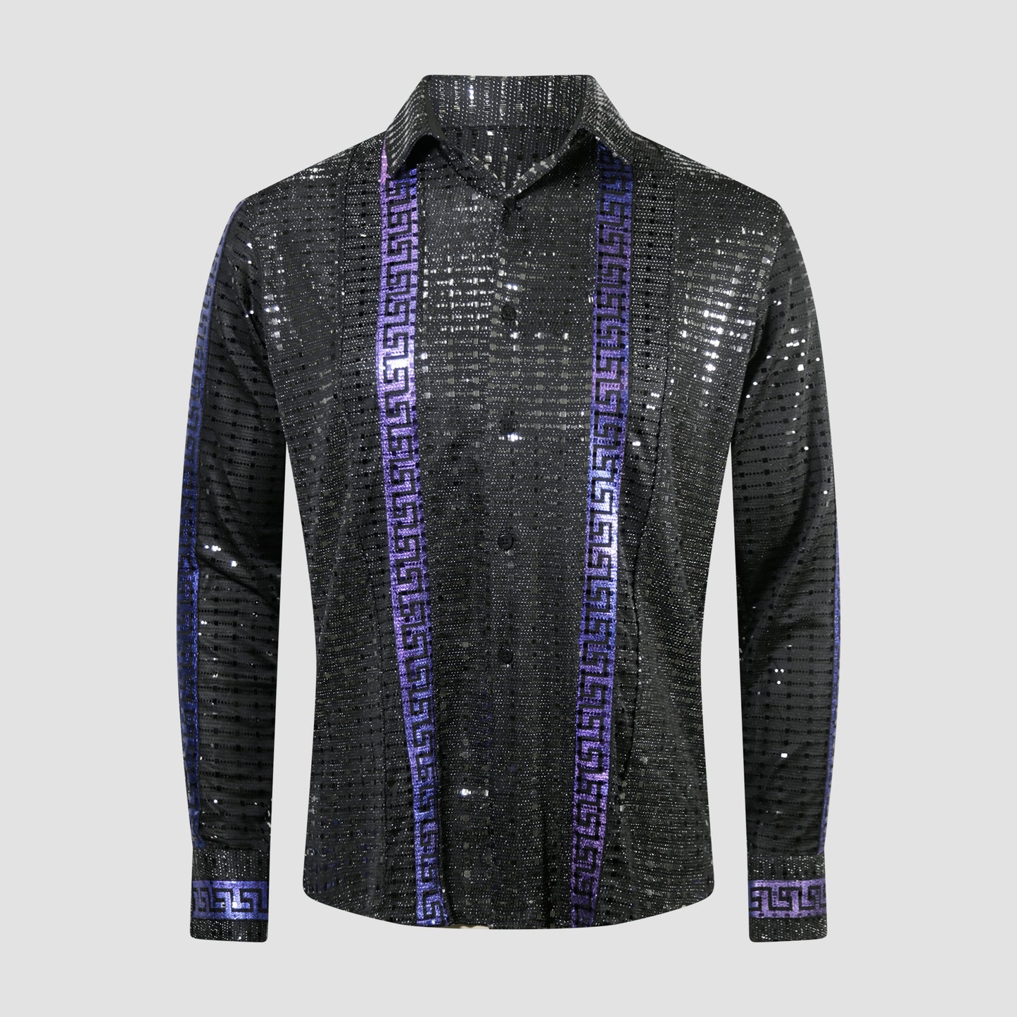 Midnight Sequin Gala Shirt