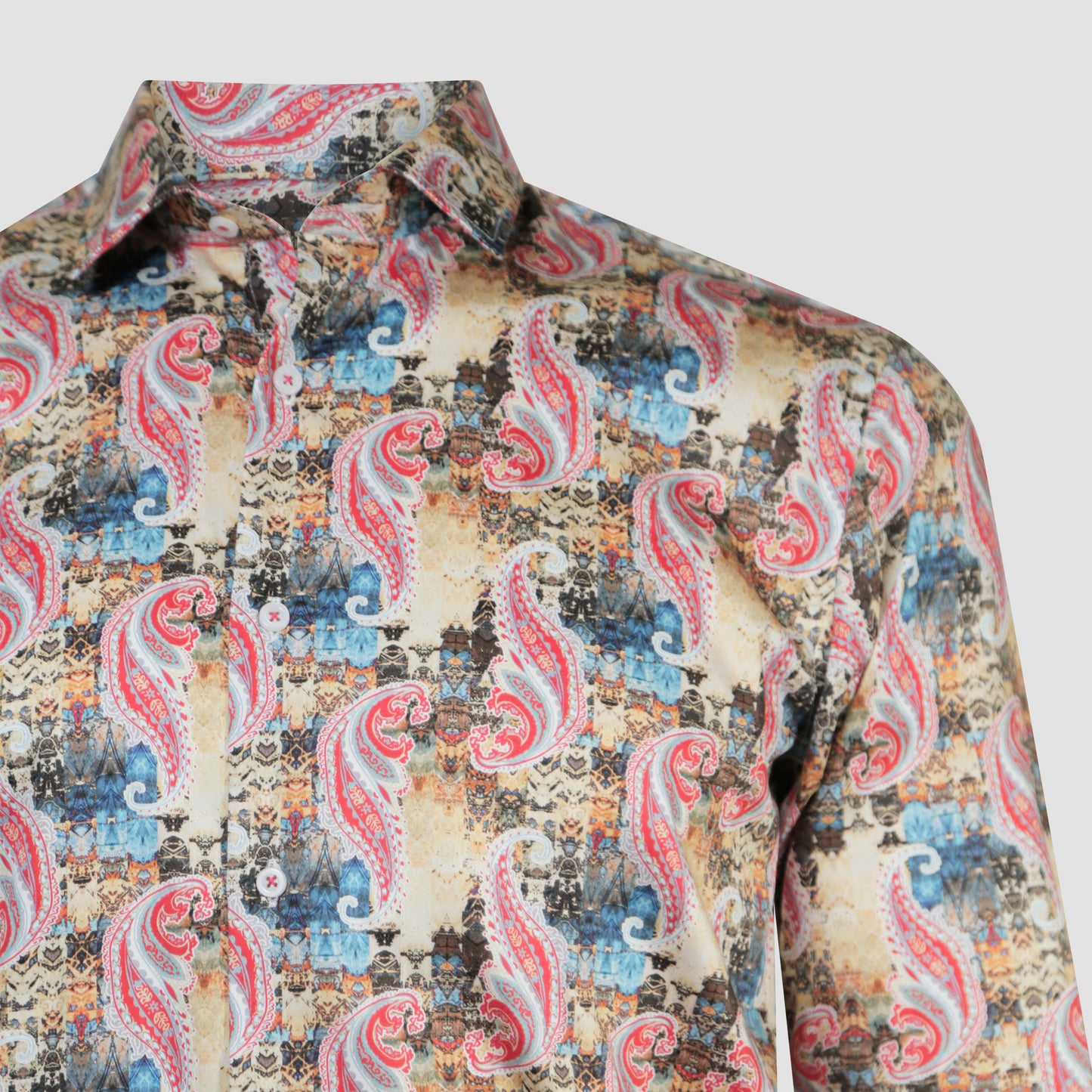 Vintage Tapestry Print Shirt