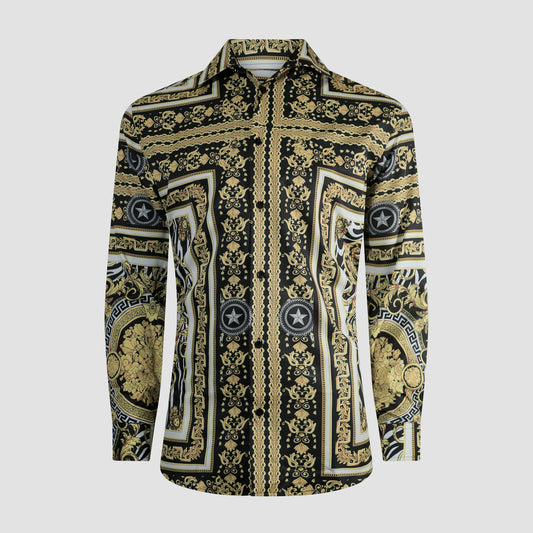 Golden Heritage Print Shirt