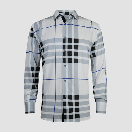 White Grid Shirt